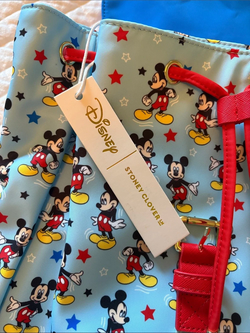 Stoney Clover Lane x Disney - Mickey Print Flap Backpack